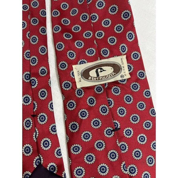 Lot of 4 Men Tie Kenneth Cole Tongue Tied Bert Pulitzer Pronto Uomo Silk Fabric - Picture 3 of 13